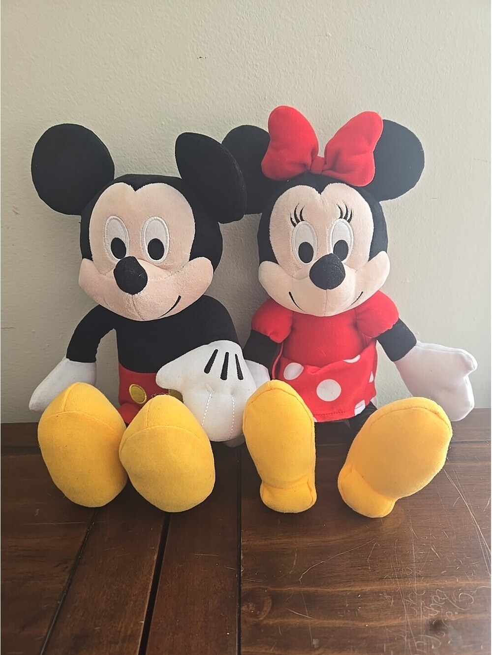 Kohl's Cares 12" Disney Mickey Mouse & Minnie Mouse Plush Stuffed Toys